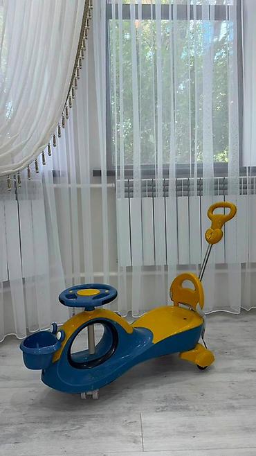 детиский машина: Детская каталка-карусель (wiggle car) с ручкой для родителей - Тип — 1