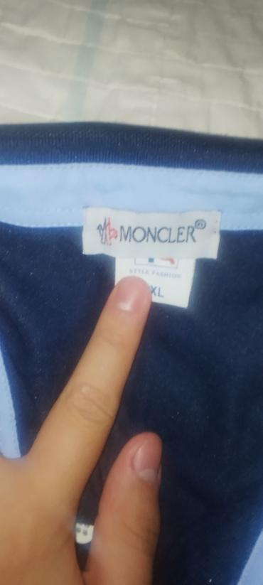 tech flecee: Мужская футболка, L, XL, 2XL, Moncler, Новый, цвет - Синий, Самовывоз, Платная доставка — 2