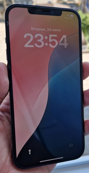 i̇pone 8 plus: IPhone 12 Pro Max, 128 ГБ, Pacific Blue, Беспроводная зарядка, Face ID, С документами
