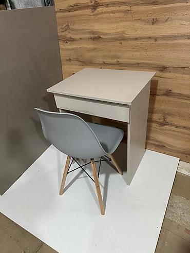 study table: Компактный письменный/туалетный столик с выдвижным ящиком - — 1