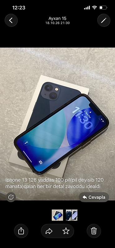 ipone 5 s: IPhone 13, 128 GB, Midnight, Face ID — 3