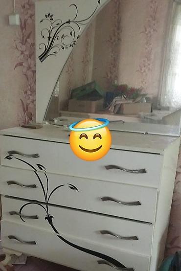 kreditle acar desti: Mebel dəsti - Yataq otağı üçün: - 3 qapılı, güzgülü şkaf – ön — 1