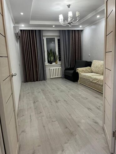 арзан квартира дордой: 2 бөлмө, 52 кв. м, 105-серия, 4 кабат, Евроремонт