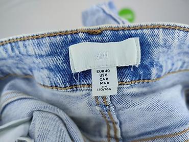 jansy: H&M, Jeansy damskie, rozmiar L — 4