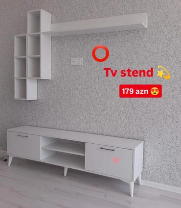 pul qutusu: *TV stend* Yeni sifarişlə hazırlanır rəng seçimi var Ölçü 150×35