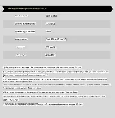 Пылесосы: Пылесос, Karcher, Стандартный, Влажная, Паровая, Смешанная, Контейнер, Мешок, Фильтр для воды — 29