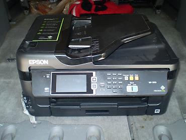 Техника и электроника: МФУ Epson WorkForce WF‑7610 Принтер остался от Арендотаров, включается — 1