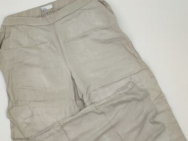 spodnie plus size: Spodnie materiałowe damskie, rozmiar L