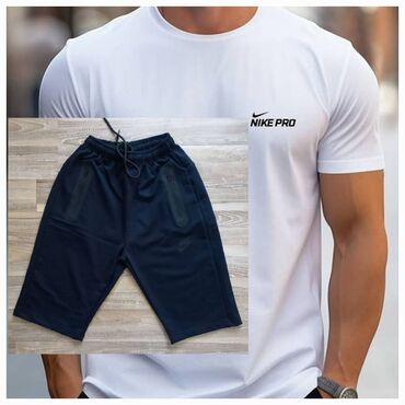 Ostala muška odeća: Nike muški komplet majica i bermude Novo Pamuk Veličine l xl 2xl fb — 4