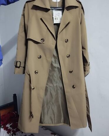 стильные зимние куртки женские: Плащ, Классическая модель, M (EU 38)