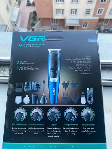 ищу бизнес: Машинка для стрижки VGR V-172 💈 Профессиональный триммер 6 в 1 Цена