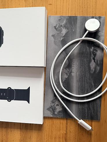 Apple Watch: Apple Watch Ultra 3, 49 мм, чёрный титан, Ocean Band, месяц, полный — 2