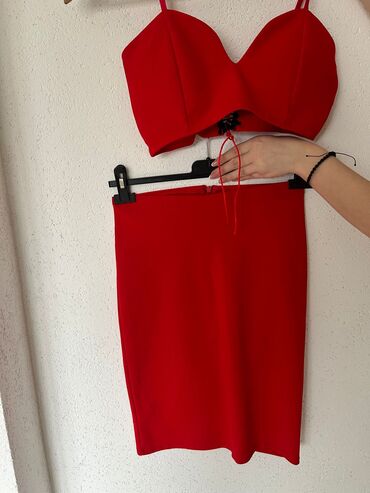 nike tech fleece komplet srbija: S (EU 36), Single-colored, color - Red
