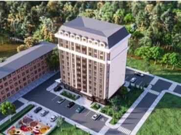 прадажа квартира бишкек: 1 комната, 47 м², Элитка, 10 этаж, ПСО (под самоотделку)