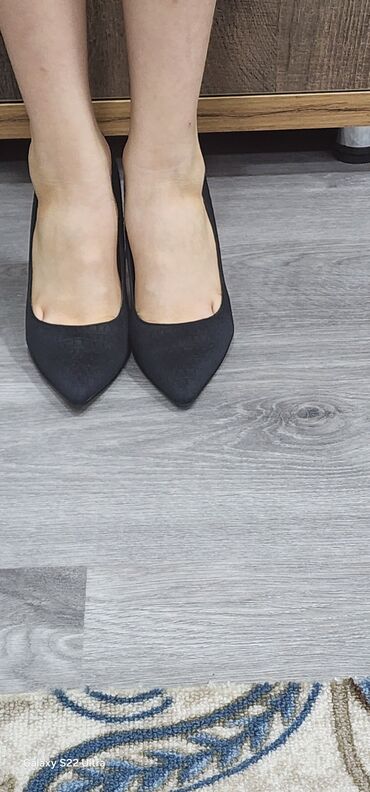 женский туфли: Туфли 36, цвет - Черный