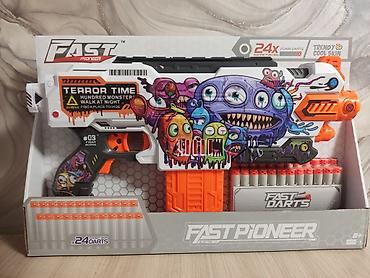 Игрушки: Игрушка автомат с мягкими пульками монстры — 1
