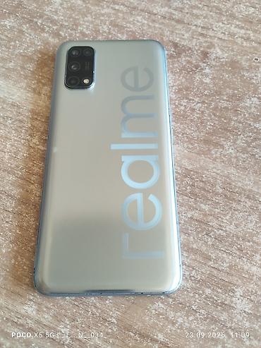sim kartli saat: Realme 7 5G, 128 GB, rəng - Gümüşü, Qırıq — 1