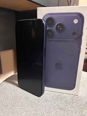 samsung 12 s: IPhone 17 Pro, 256 GB, Blue Titanium, Zəmanət, Simsiz şarj, Face ID — 2
