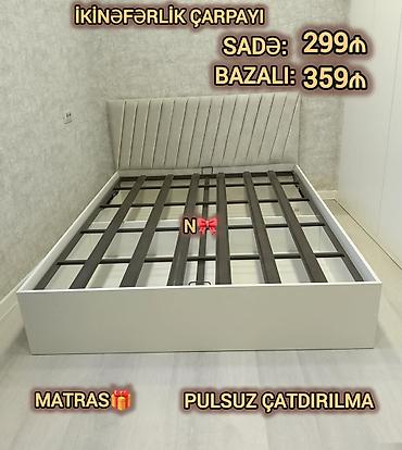 kravat satilir: Satılır:*Birbaşa istehsalçıdan iki nəfərlik çarpayı* — 1