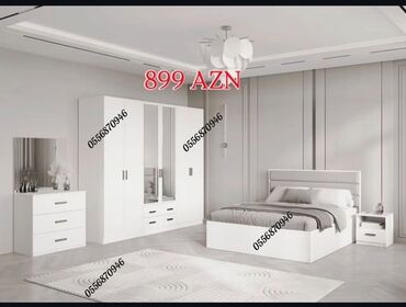 Yataq otağı dəstləri: İkinəfərlik çarpayı, Dolab, Rusiya, Yeni — 4