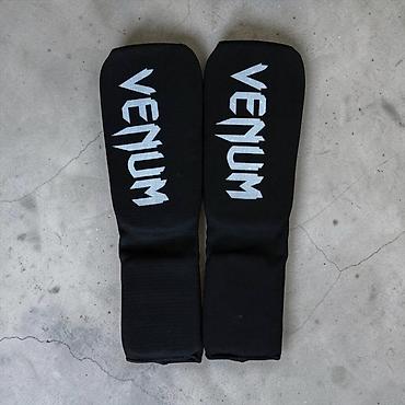venum: Накладки-щиты для голени и стопы Venum (тканевые) - Легкие эластичные — 1