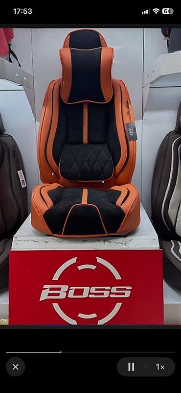 Аксессуары и тюнинг: Avtomobil oturacağı üçün “BOSS” universal üzlüklər və ortopedik — 1