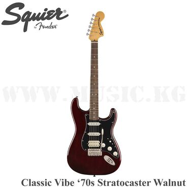 классический гитара: Электрогитара Squier Classic Vibe 70s Stratocaster HSS, Laurel