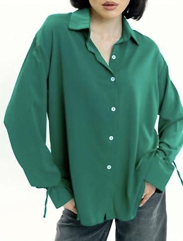 oversize: Рубашка женская ZAIT, свободного кроя oversize. Распродажа женских — 6
