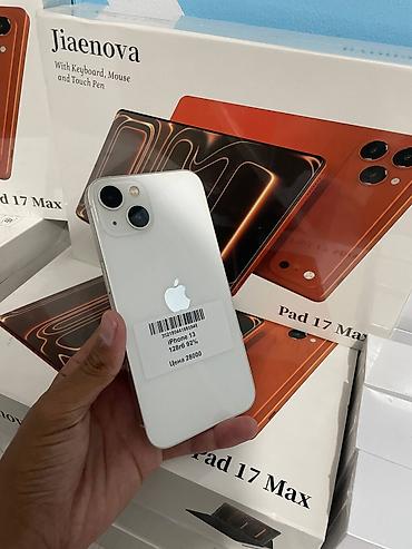 Apple iPhone: IPhone 13, Б/у, 128 ГБ, Белый, 92 % — 5