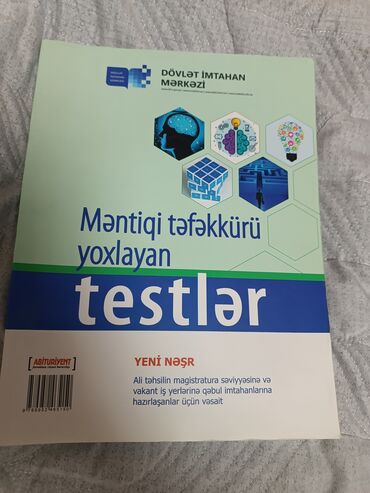 Kitablar, jurnallar, CD, DVD: Dimin məntiq üçün test toplusu yenidir heç işlənməyib