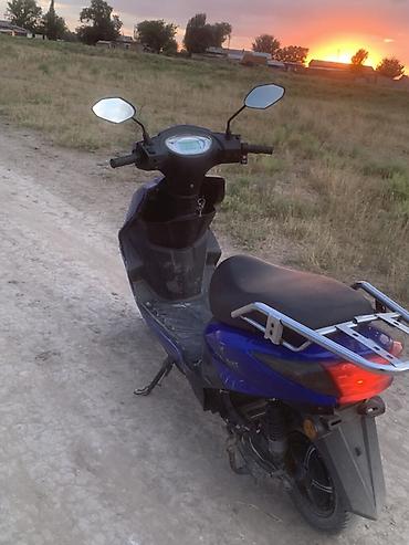 мото зонтик: Электроскутер AUCMA ECO BIKE, синий цвет. Особенности и оснащение: - — 4