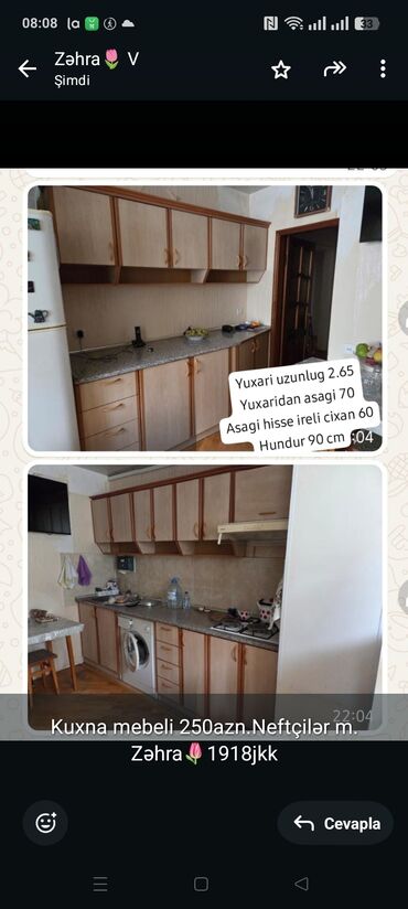 стол из массива: Kuxna mebeli 250azn.Neftçilər m.
Zəhra🌷1918jkk