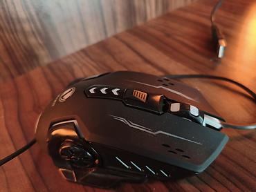 Masaüstü kompüterlər və komponentlər: Oyun üçün RGB işıqlı mouse, vəziyyəti əladır,simlidir ətraflı məlumat — 6