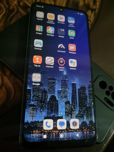 Xiaomi: Xiaomi Redmi Note 10, 128 GB, rəng - Yaşıl, 
 Düyməli, Barmaq izi, İki sim kartlı