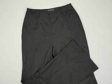 t shirty damskie czarne: Spodnie materiałowe, Prettylittlething, L, stan - Zadowalający
