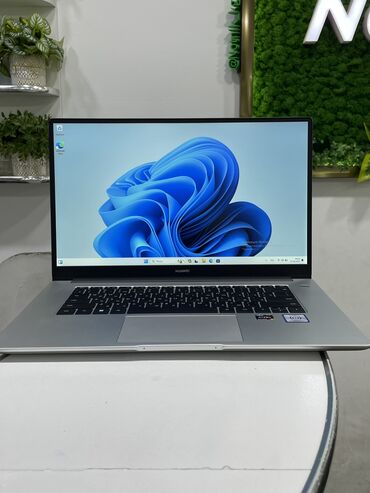 ноутбуки huawei: Ноутбук, Huawei, 8 ГБ ОЗУ, AMD Ryzen 5, 15.4 ", Б/у, Для несложных задач, память SSD