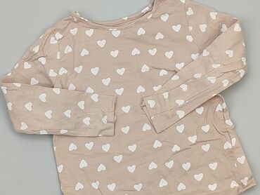 pomaranczowa bluzka dla dziewczynki: Блузка, H&M, 5-6 р., 110-116 см, стан - Дуже гарний