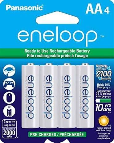 panasonic nv gs60: Panasonic Eneloop 4 ədəd AA tipli 2000 mAh akkumulyator dəsti