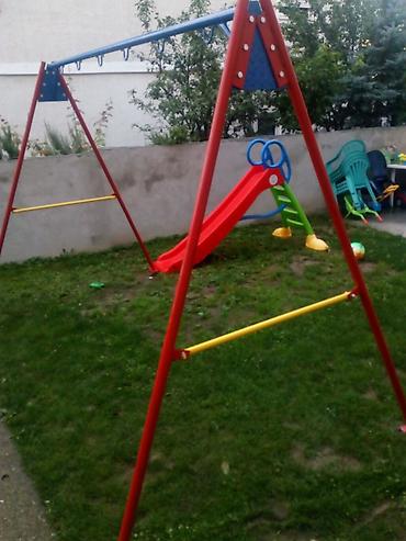 bubamara konjić za ljuljanje: Metalna konstrukcija za dvorišne ljuljaške - Masivni čelični ram u — 6
