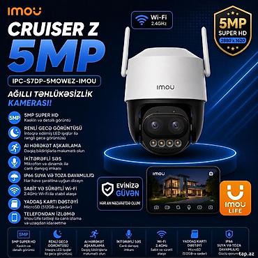 Wifi kamera 5mp Cruiser Z 5MP (IPC-S7DP-5M0WEZ) IMOU Təhlükəsizlik at lalafo.az Wifi kamera 5mp Cruiser Z 5MP (IPC-S7DP-5M0WEZ) IMOU Təhlükəsizlik