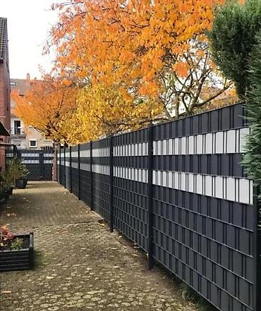 Proizvodi od rolovanog metala, metalni kanali: Panel 2d 183x250 6/5/6 mm cink+pvc. Panelna ogradafence system — 13