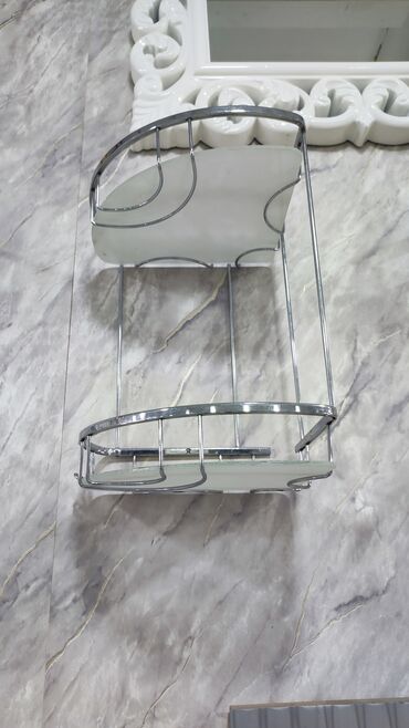 Rəflər: Hamam rəfi, Corner shelf