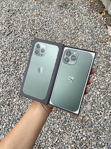 Мобильные телефоны и аксессуары: IPhone 13 Pro Max, Б/у, 256 ГБ, Alpine Green, 77 % — 2