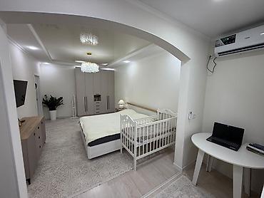 flat osh: 2 комнаты, 70 м², 108 серия, 8 этаж, Евроремонт — 1