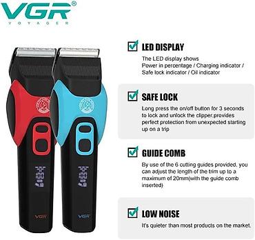 it satiwi: VGR 208 - İt pişik qırxan 2000mAh 2 speed 6500-7000RPM Cord/Cordless" — 5