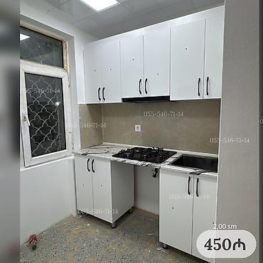 Mətbəx mebel dəsti – 2,00 m - Rəng: ağ, minimalistik dizayn - Üst lalafo.az -da Mətbəx mebel dəsti – 2,00 m - Rəng: ağ, minimalistik dizayn - Üst