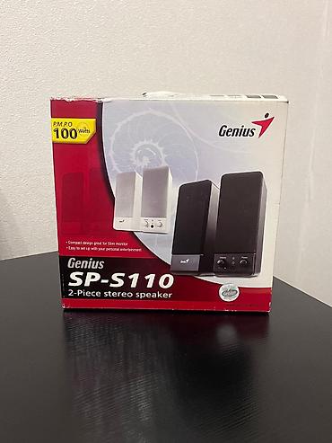 Audio: Genius SP-S110 — 2 hissəli stereo akustik sistem Xüsusiyyətlər: - — 1