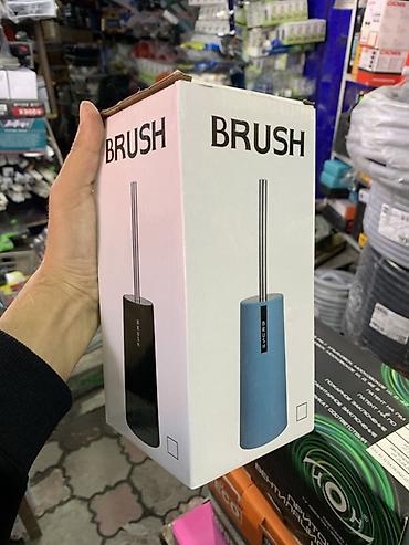 Ершики: Щётка для унитаза BRUSH в подставке - Компактный набор: щётка с — 1