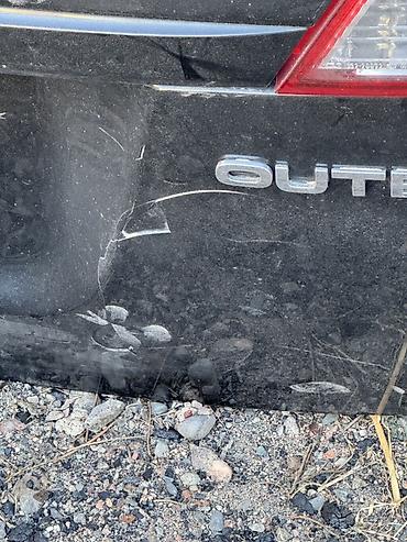 крыло аристо: Задняя дверь багажника и 2 бампера для Subaru Outback BR9 цена 20000т — 4