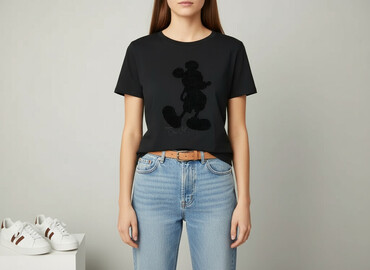 koszulki z myszką miki damskie: Women`s T-shirt, size S